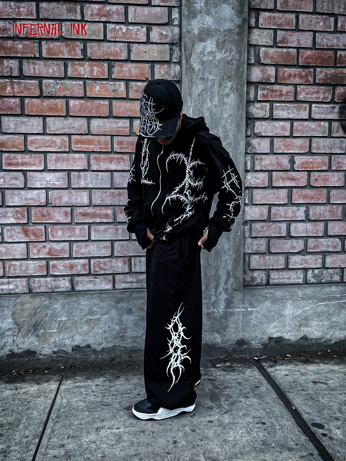 Pantalón Buzo Baggy INFERNAL INK