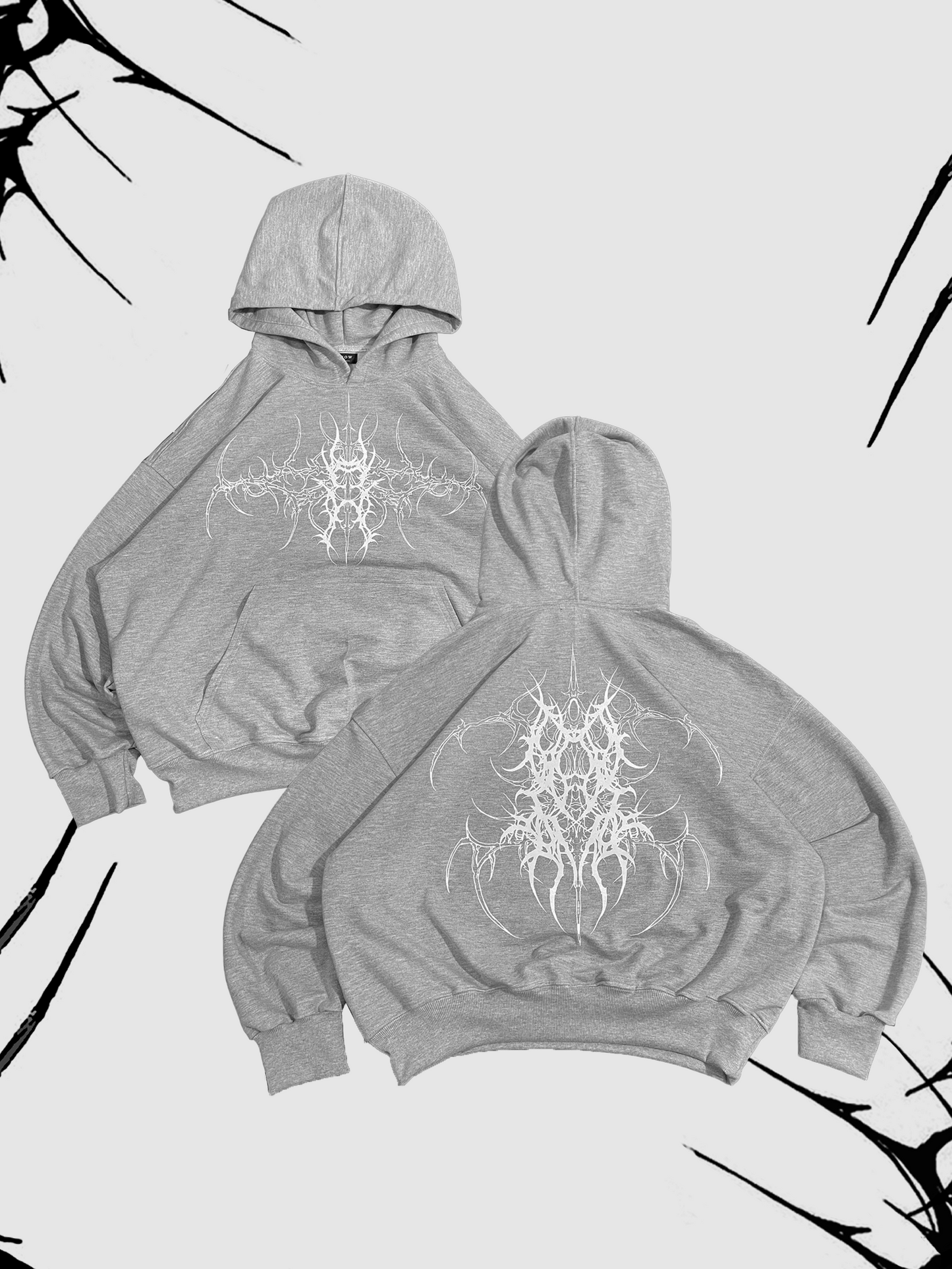 Polera "INFERNAL INK" Color Gris
