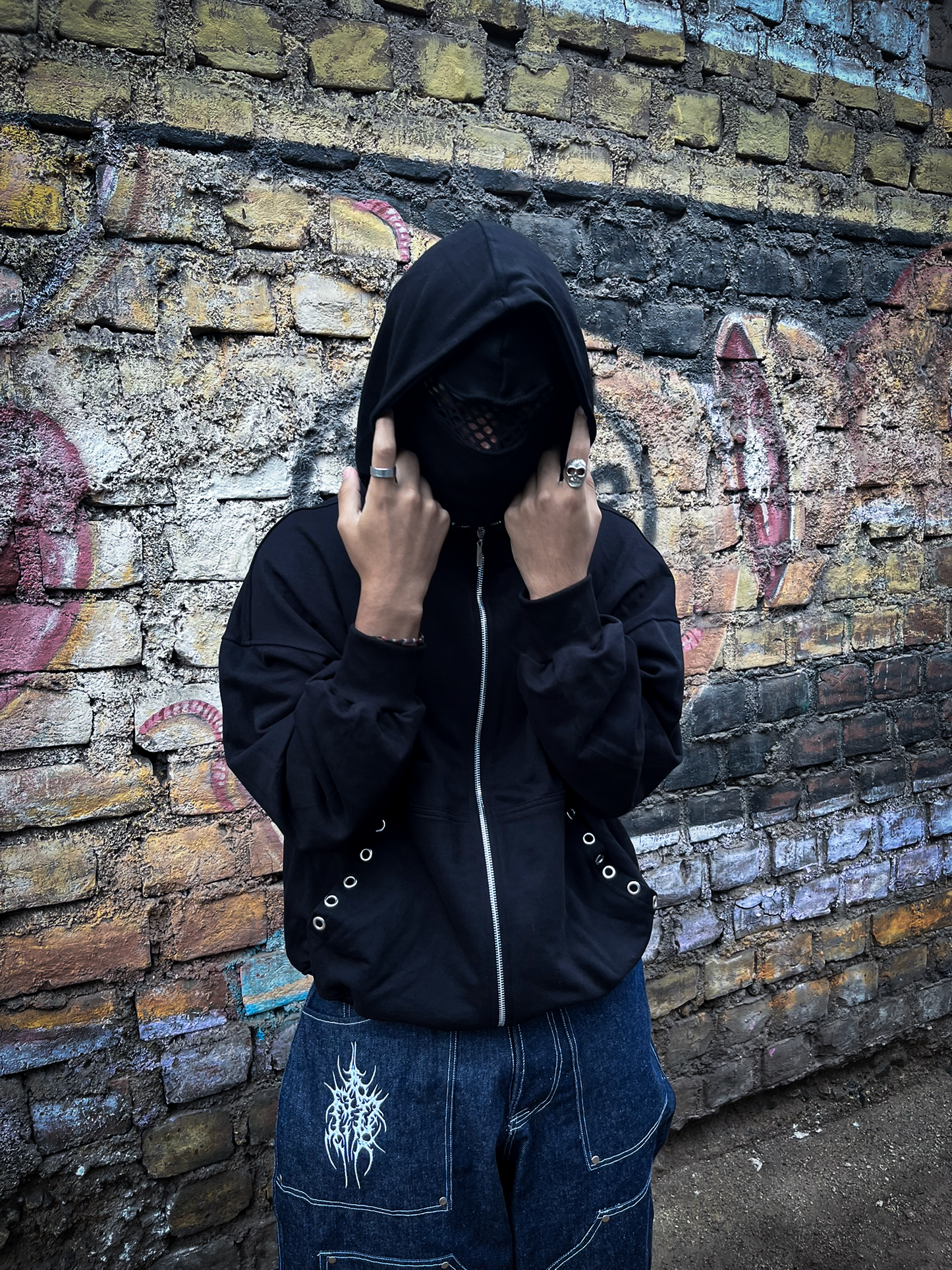 Zip Hoodie "PIERCED TRIBAL CORE"