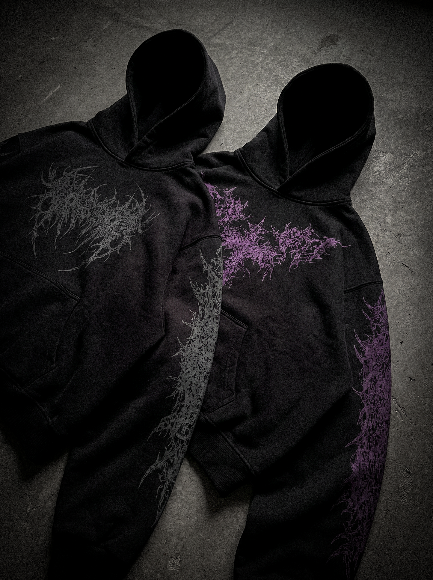 BlackOut & Amethyst Sigil Hoodie's