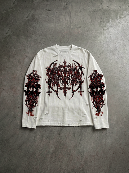 Bloodbound Longsleeve – White