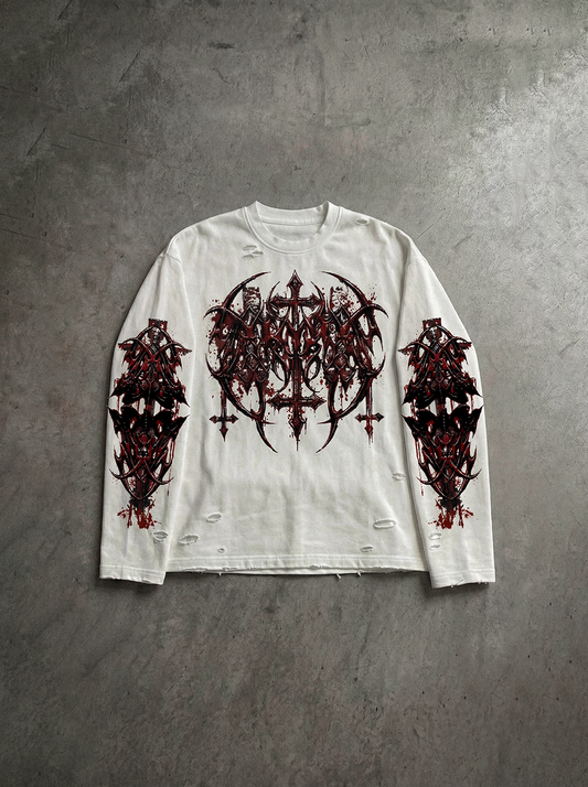 Bloodbound Longsleeve – White