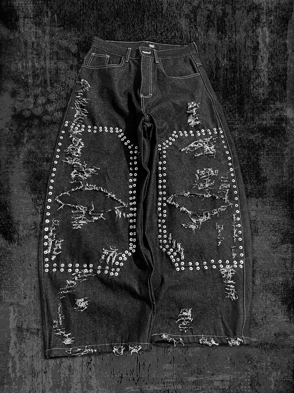 DISTRESSE PANT DENIM