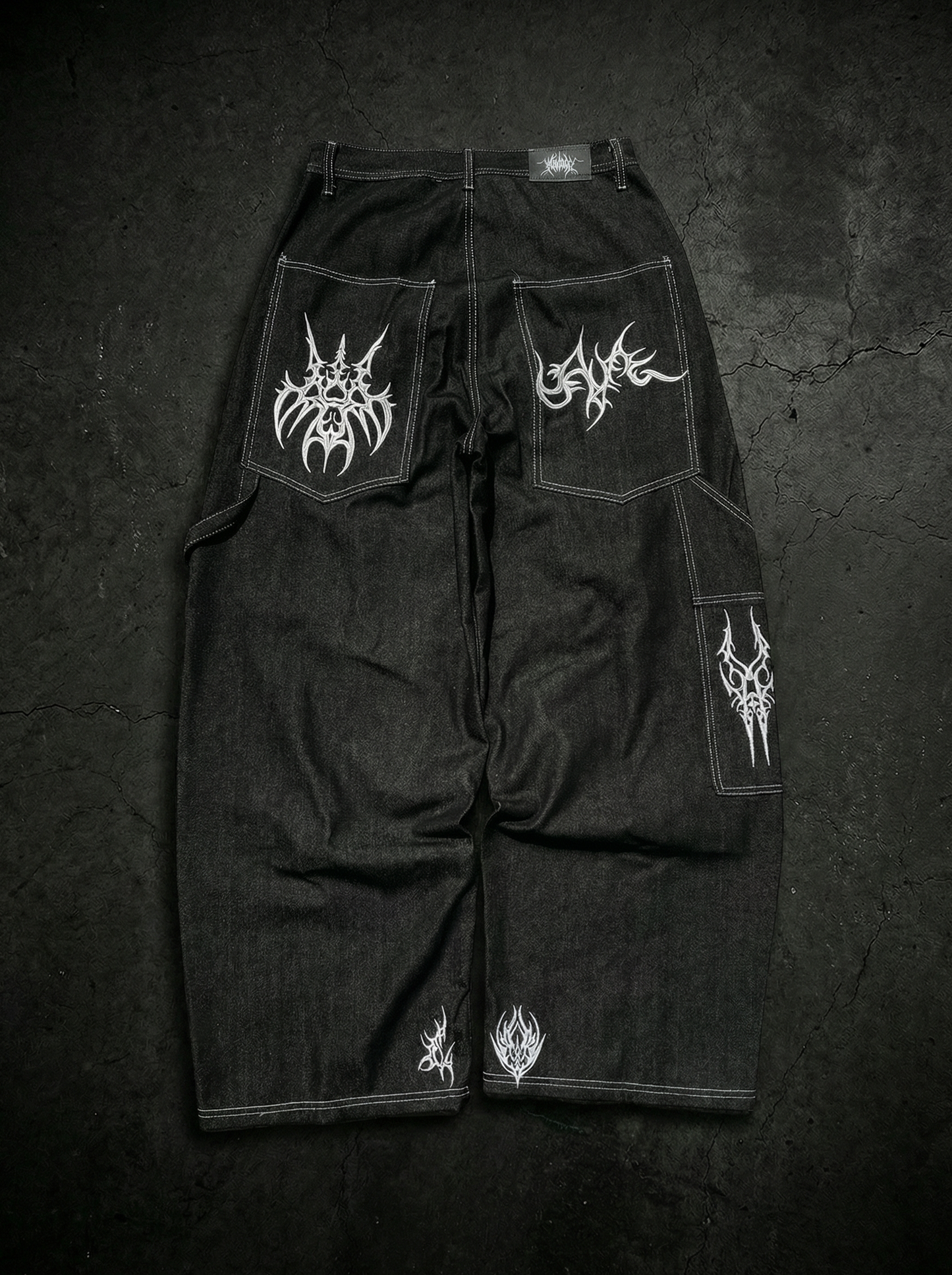 RAW DENIM CARPENTER BLACK