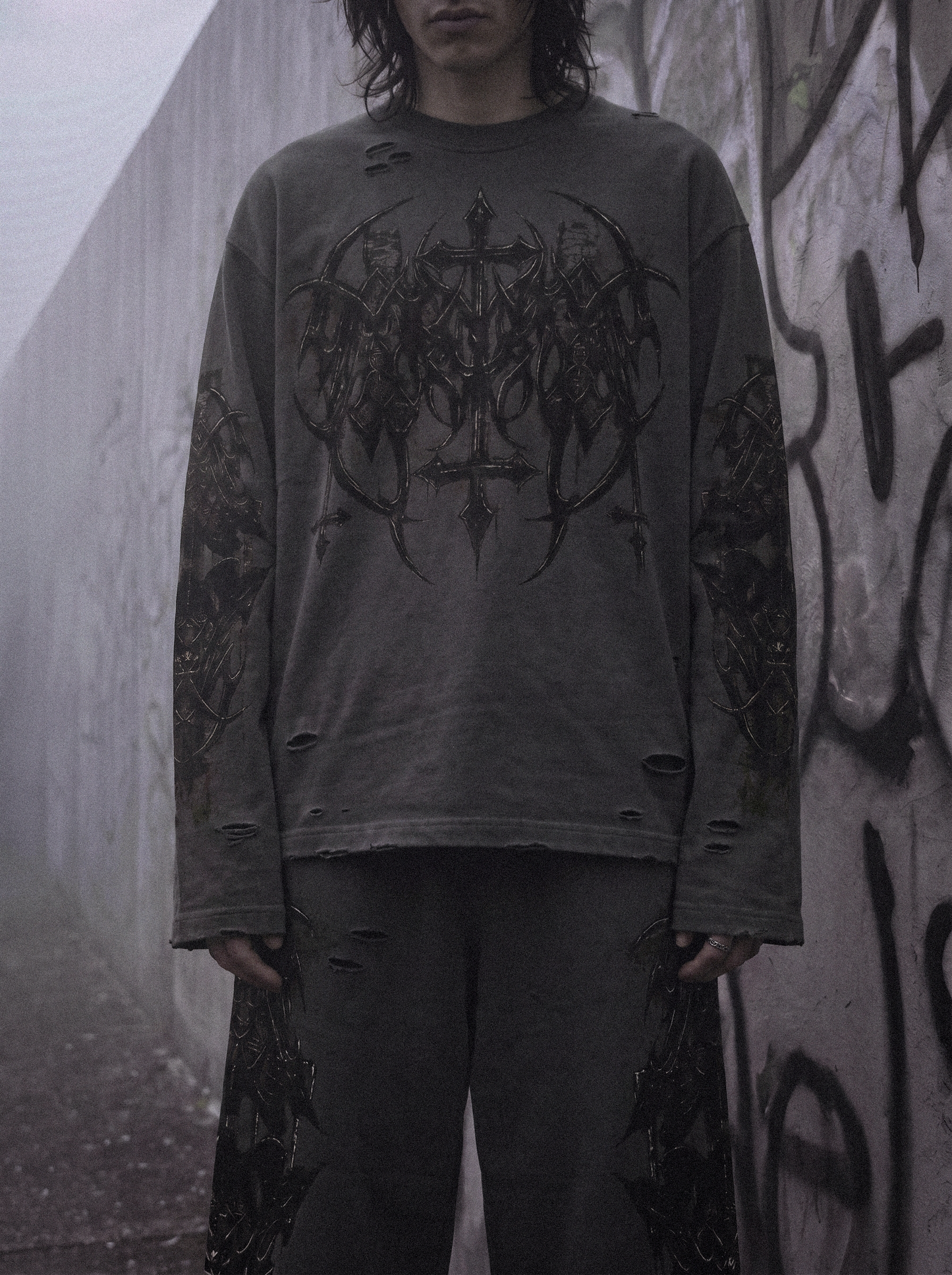 Bloodbound Longsleeve – Dark Grey