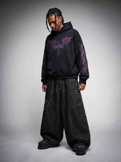 Destroyed Raw Denim