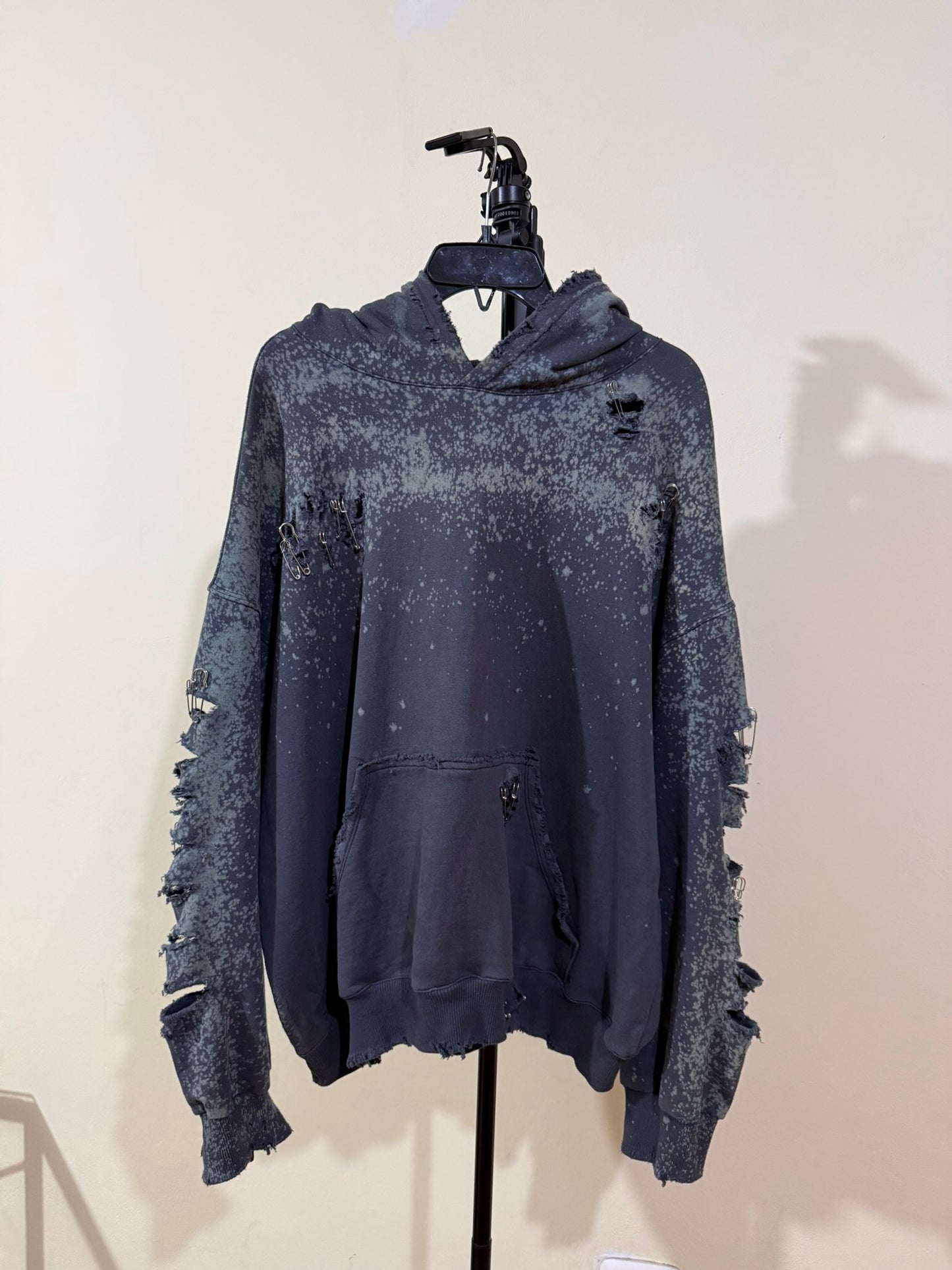 Hoodie Distresse Washed