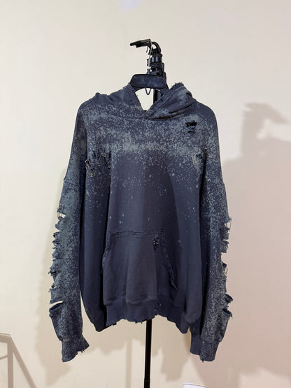 Hoodie Distresse Washed