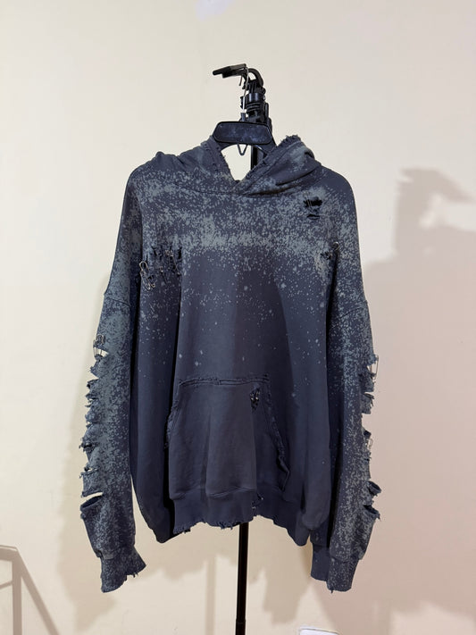 Hoodie Distresse Washed