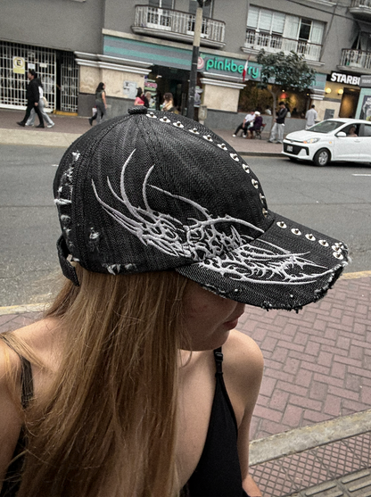 Distresse Cap Tribal Grey
