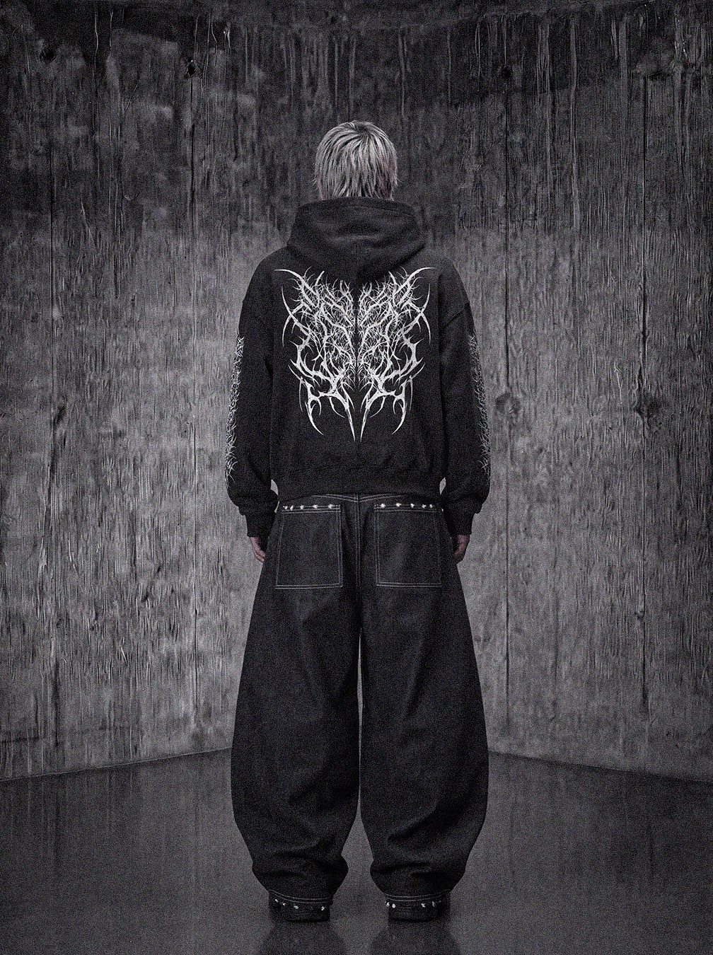 Distressed Raw Denim