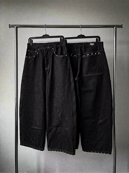 Distressed Raw Denim