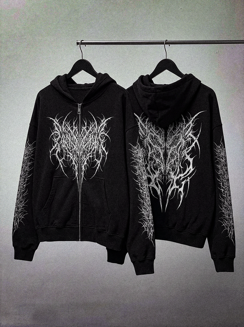 Necrospine Zip Hoodie