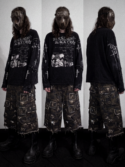DISTRESSE VINTAGE LONGSLEEVE