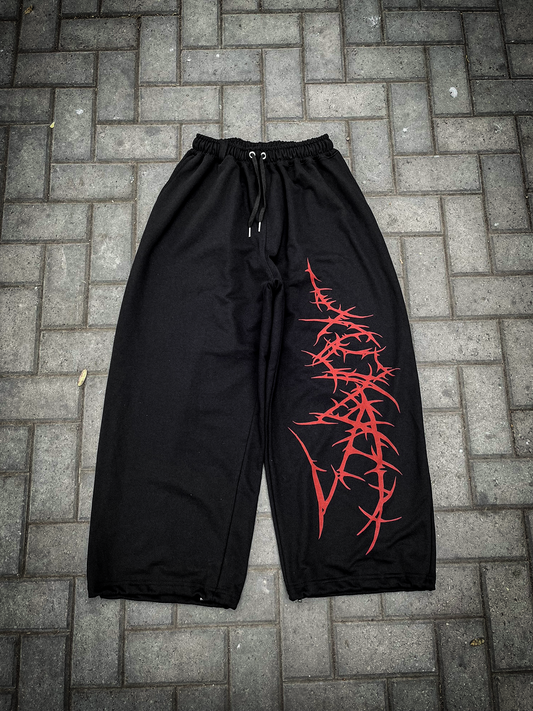 Pantalón Buzo Baggy SNW TRIBAL RED