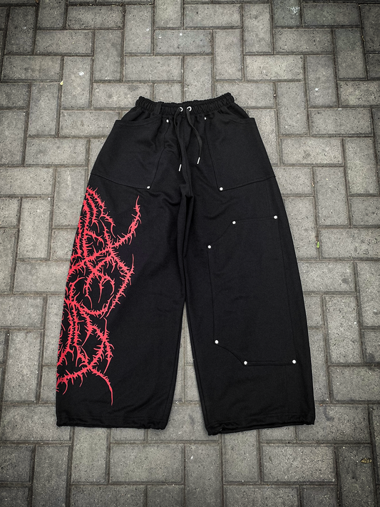 Pantalón Buzo Baggy NEOTRIBAL RED