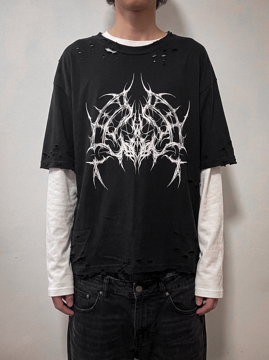 Distresse Snow T-Shirt
